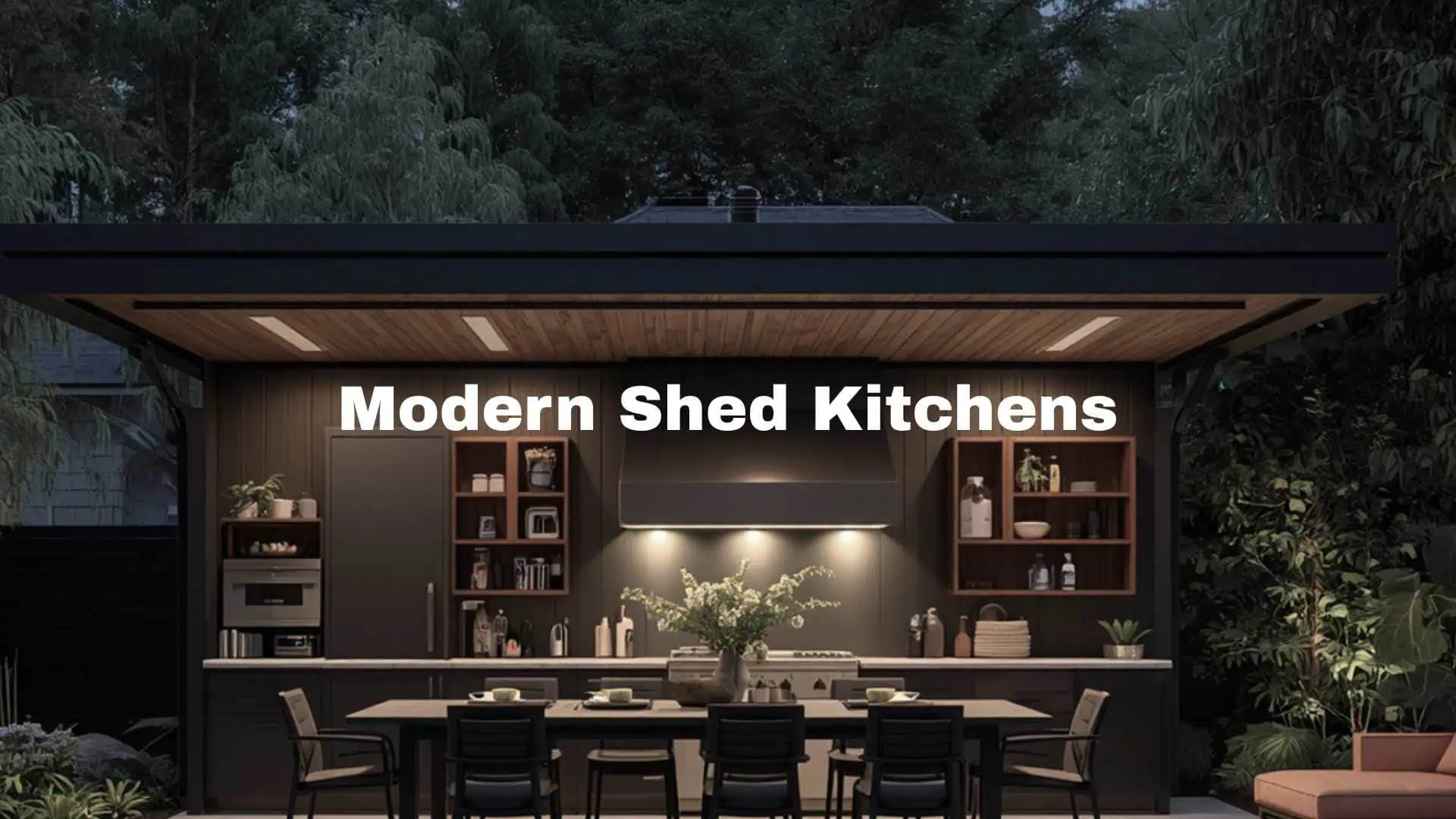 Modern Shed Kitchens