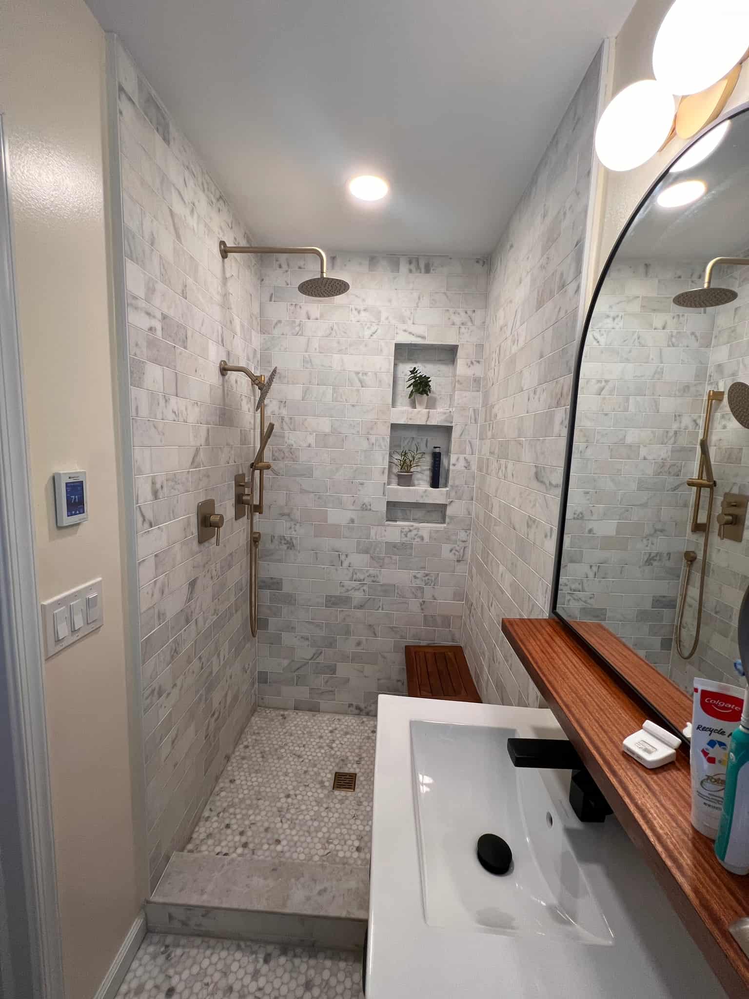 Bathroom Remodeling - Walk-in shower
