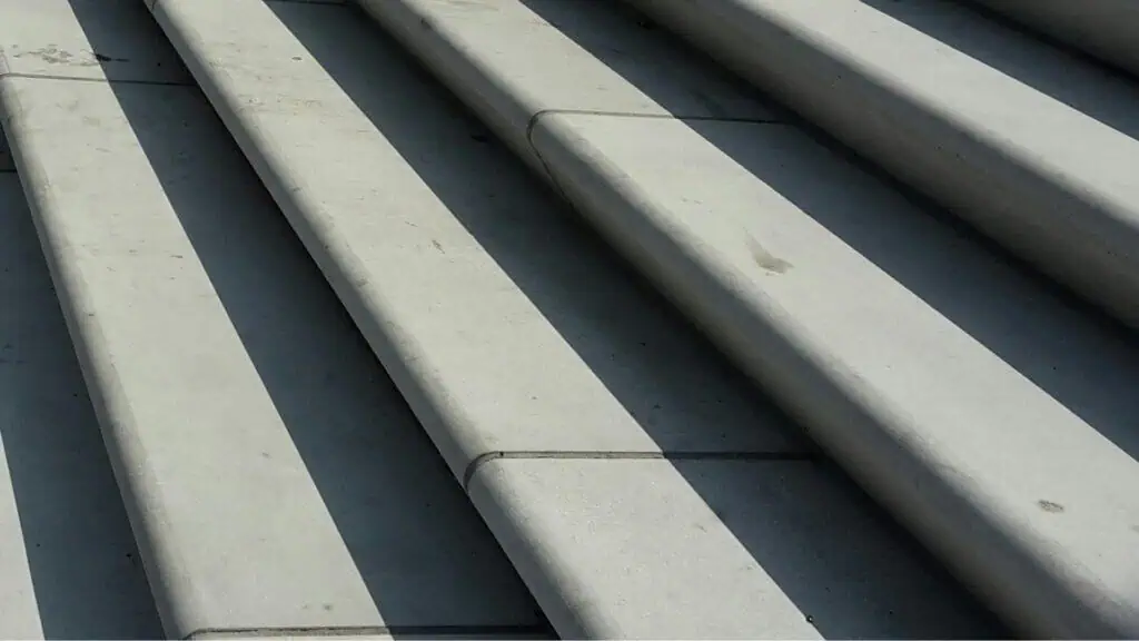 Concrete outdoor stairs