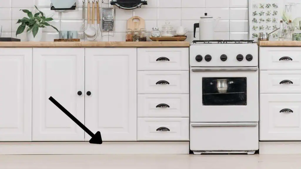 What is a cabinet kick plate