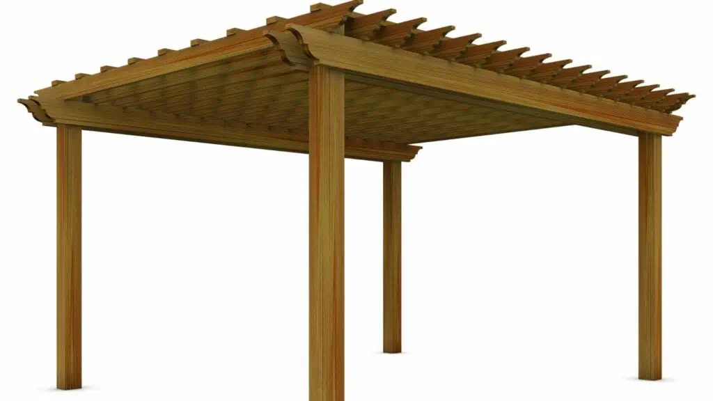 Wooden pavilion