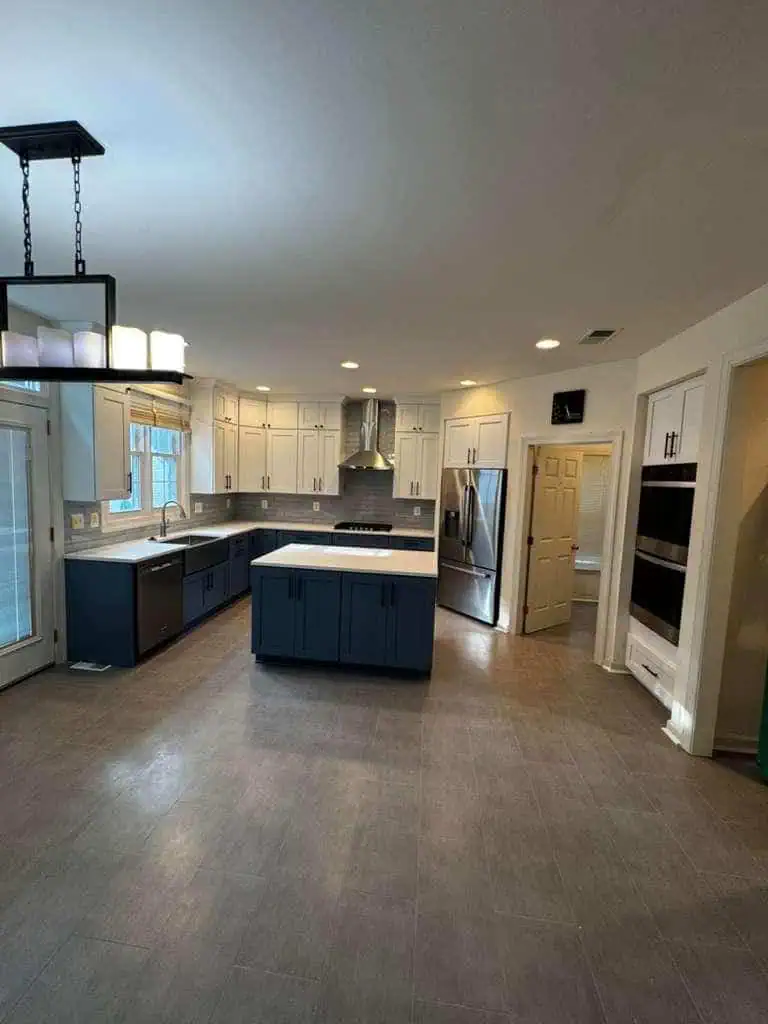 Clean, Modern Contrast Kitchen Remodel in Germantown, MD by Experts Remodel LLC project photo 2